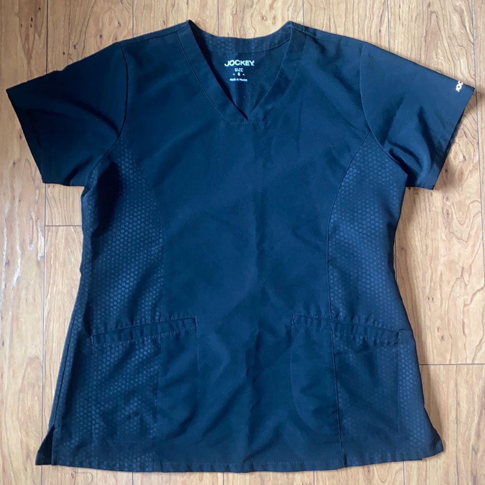 Black scrub top